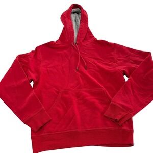 Champion Hoodie Men Small Red Fleece Pullover Athletic Casual Kangaroo Pocket
